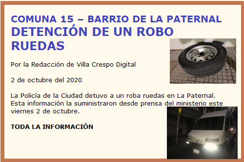 LA PATERNAL ROBA RUEDAS